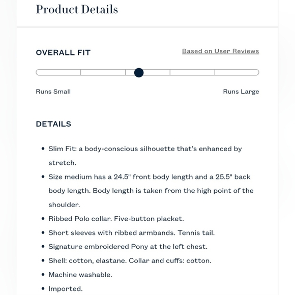 Ralph Luaren Sport Ladies Shortsleeve Classic Fit Cotton Polo. Size L - Picture 4 of 11